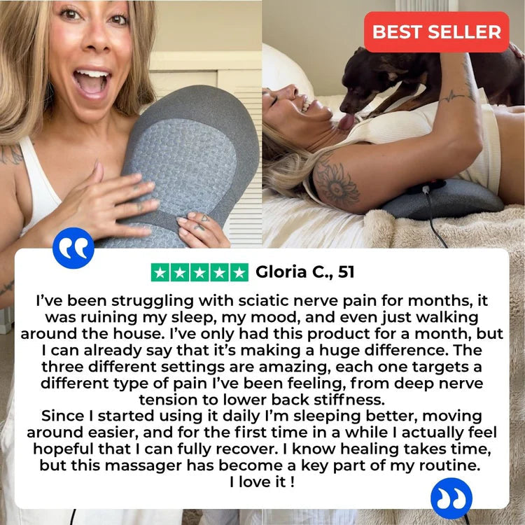Heating Function 3-in-1 Back Massager jWake