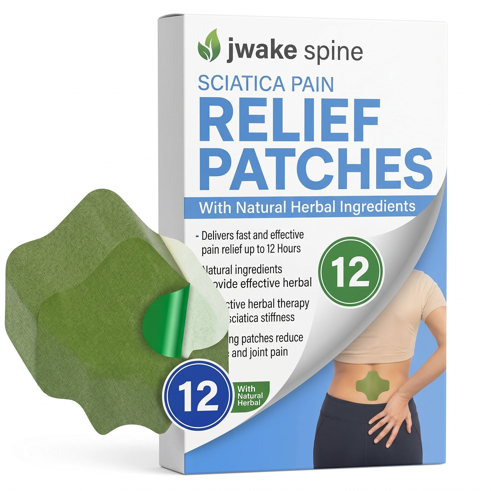12x Back Pain Relief Patches
