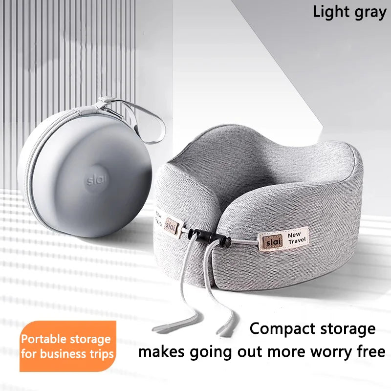 Jwake Spine Memory Foam Neck Pillow - Silk Feeling Ergonomic Cushion for Cervical Support jWake