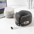 Jwake Spine Memory Foam Neck Pillow - Silk Feeling Ergonomic Cushion for Cervical Support jWake