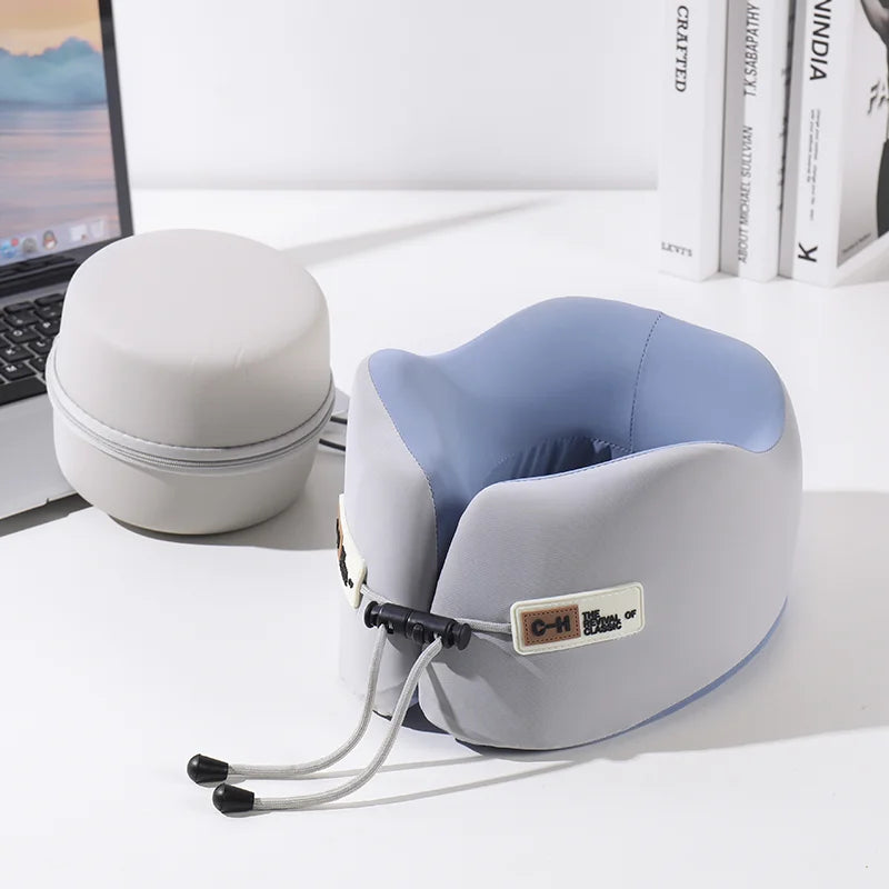 Jwake Spine Memory Foam Neck Pillow - Silk Feeling Ergonomic Cushion for Cervical Support jWake