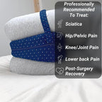 Memory Cotton Leg Pillow Hollow Heart Pregnancy Side Sleeper Sciatica Orthopedic Sciatica Back Hip Relief Pillow For Bed, Sofa jWake