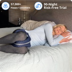 Memory Cotton Leg Pillow Hollow Heart Pregnancy Side Sleeper Sciatica Orthopedic Sciatica Back Hip Relief Pillow For Bed, Sofa jWake